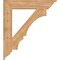 Ekena Millwork Balboa Traditional Smooth Bracket, Western Red Cedar, 5 1/2"W x 34"D x 38"H BKT06X34X38BOA01SWR - alternate 2